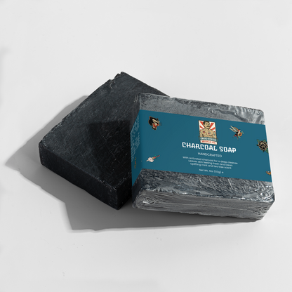 Charcoal Peppermint Soap by Ohio River Muscle Co., view 3