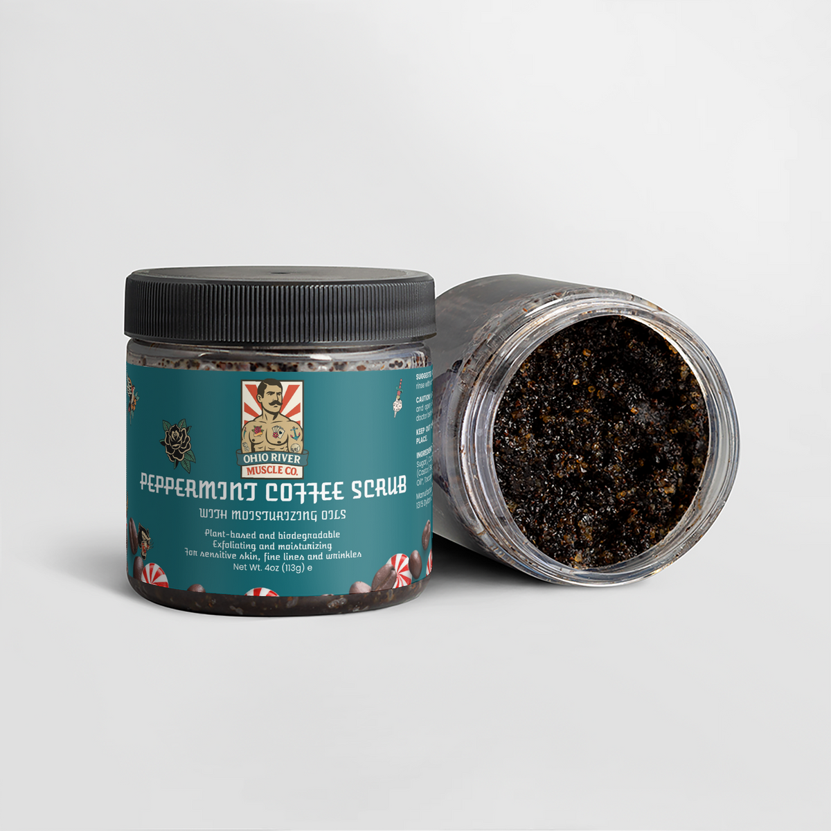 Peppermint Coffee Scrub by Ohio River Muscle Co., view 3