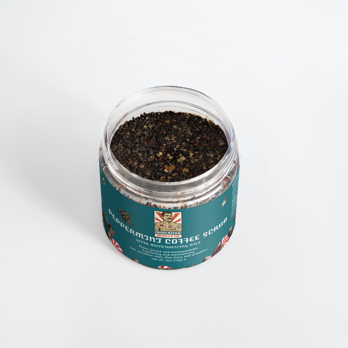Peppermint Coffee Scrub by Ohio River Muscle Co., view 4