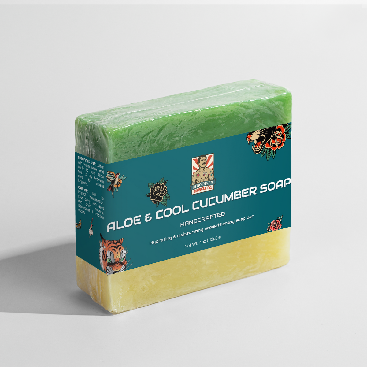 Aloe & Cool Cucumber Soap by Ohio River Muscle Co., view 3