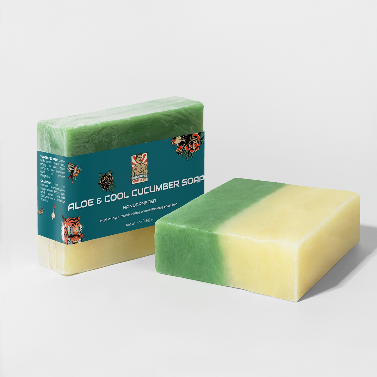 Aloe & Cool Cucumber Soap by Ohio River Muscle Co., view 4