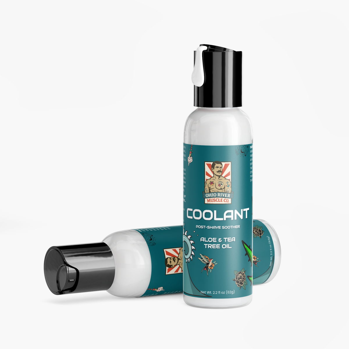 Coolant Aloe & Tea Tree Post Shave Gel by Ohio River Muscle Co., view 3