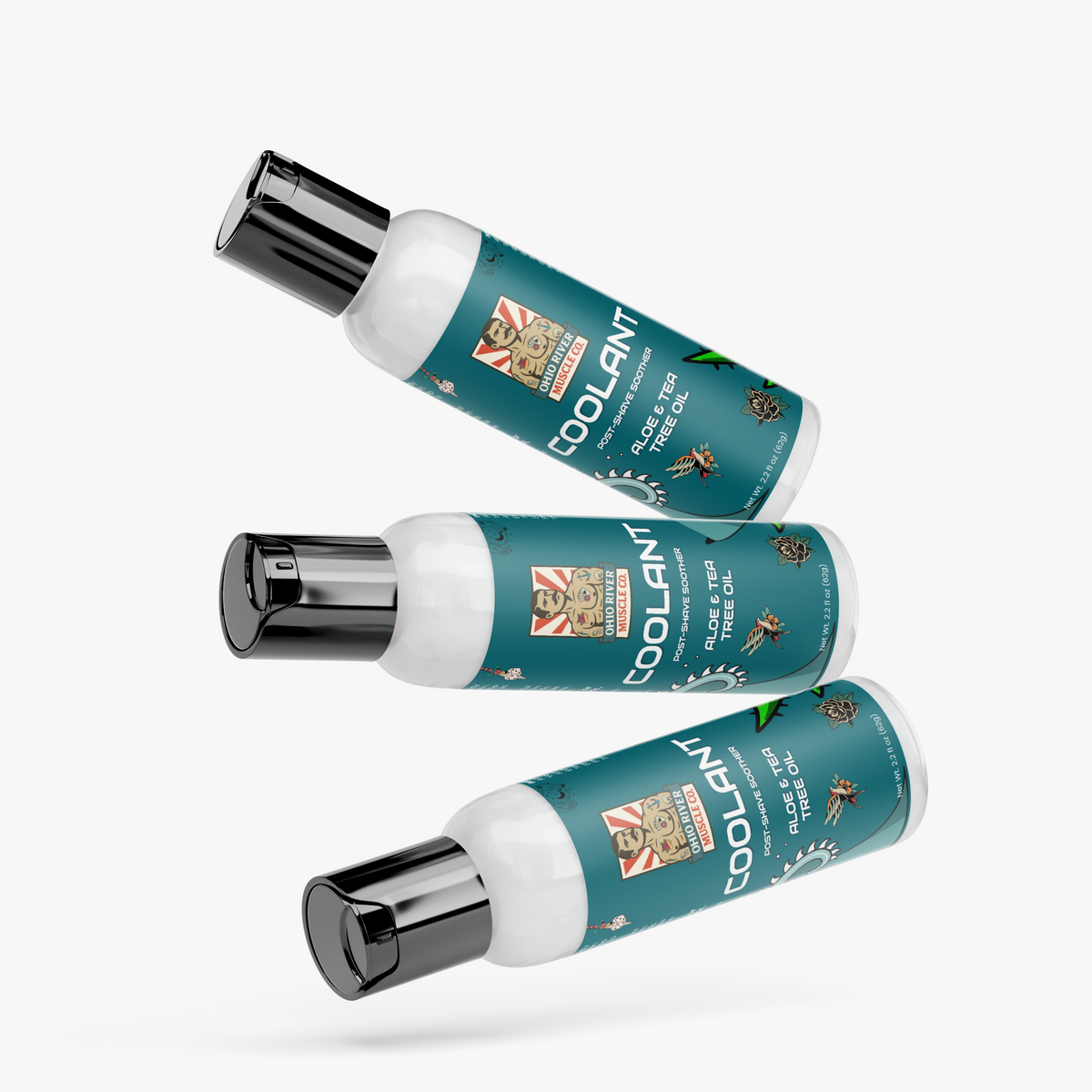 Coolant Aloe & Tea Tree Post Shave Gel by Ohio River Muscle Co., view 4