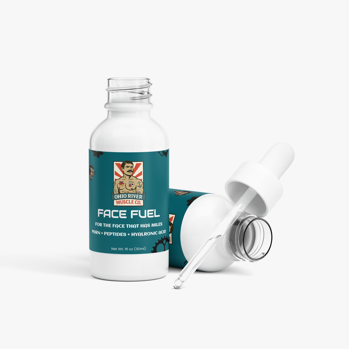 Face Fuel Hydrating Peptide Serum by Ohio River Muscle Co., view 3