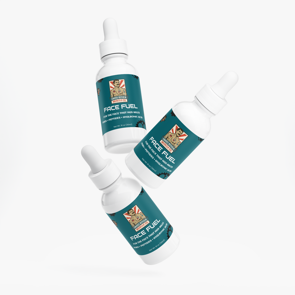 Face Fuel Hydrating Peptide Serum by Ohio River Muscle Co., view 4