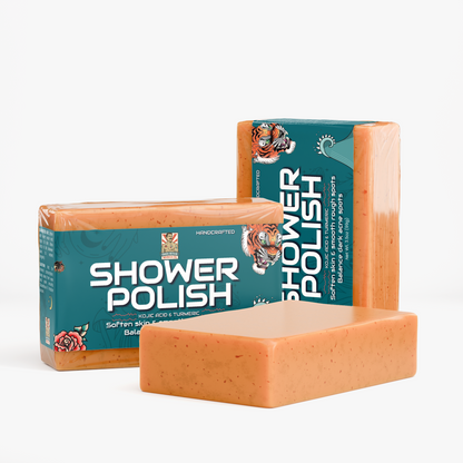 Shower Polish Kojic Acid & Turmeric Bar by Ohio River Muscle Co., view 4