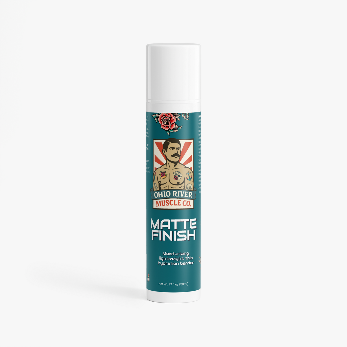 Matte Finish oil-free gel moisturizer by Ohio River Muscle Co.