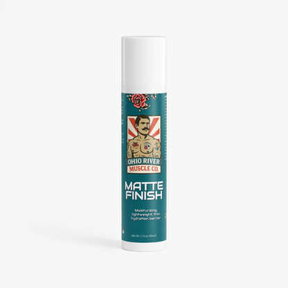 Matte Finish oil-free gel moisturizer by Ohio River Muscle Co.