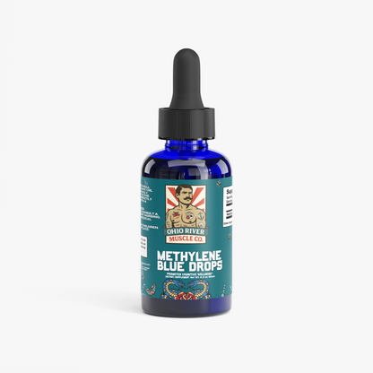 Methylene blue drops by Ohio River Muscle Co.