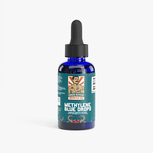 Methylene blue drops by Ohio River Muscle Co.