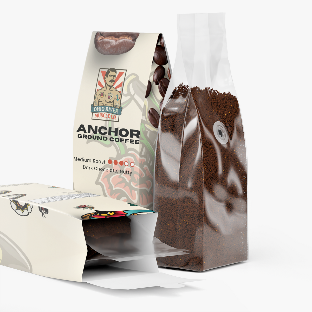 Anchor Lion's Mane & Chaga Mushroom Coffee by Ohio River Muscle Co., view 3