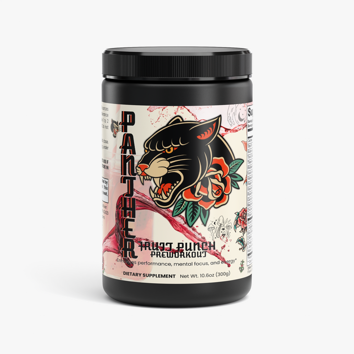 Ohio River Muscle Co. Panther Pre-Workout, front label