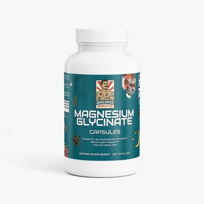 Magnesium Glycinate 275 mg by Ohio River Muscle Co., 90 capsules
