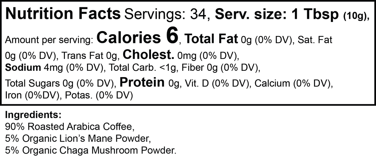 Anchor Lion's Mane & Chaga Mushroom Coffee by Ohio River Muscle Co., view 6